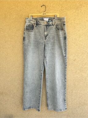 Lane Bryant Flex Magic Waistband Mid-Rise Relaxed Straight Leg EUC Size 18